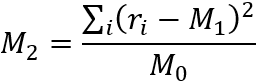 HOW TO CALCULATE THE SECOND, THIRD AND FOURTH MOMENTS 3