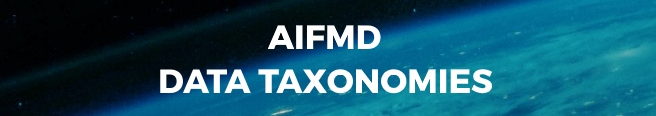 AIFMD Data Taxonomies