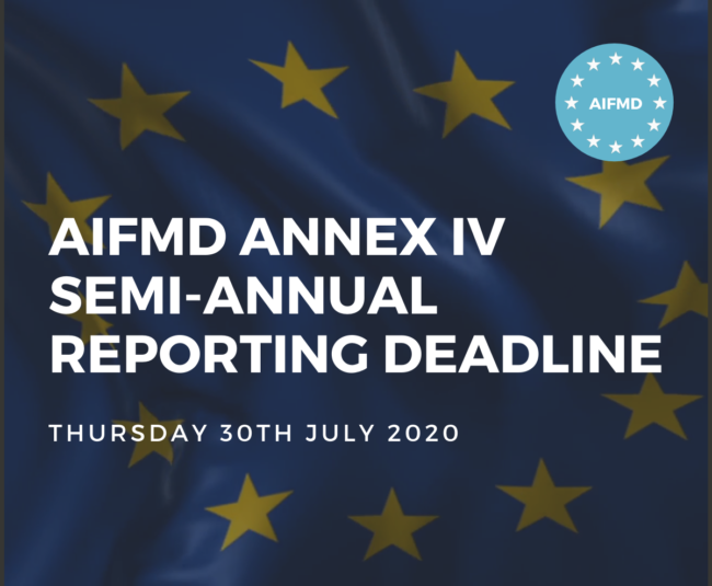 AIFMD Annex IV Semi-Annual Reporting Deadline